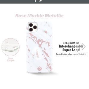 Loopy Original - iPhone 11 Pro Max (6.5" Screen) Rose Marble Metallic